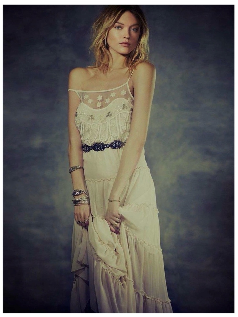 Free People Stardust Maxi Dress - Seafoam Green - XS NWT